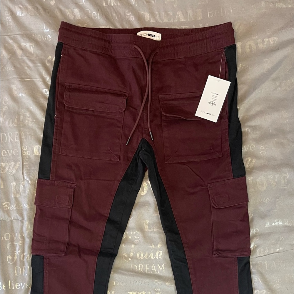 Fashion Nova Cadet Paneled Cargo Joggers